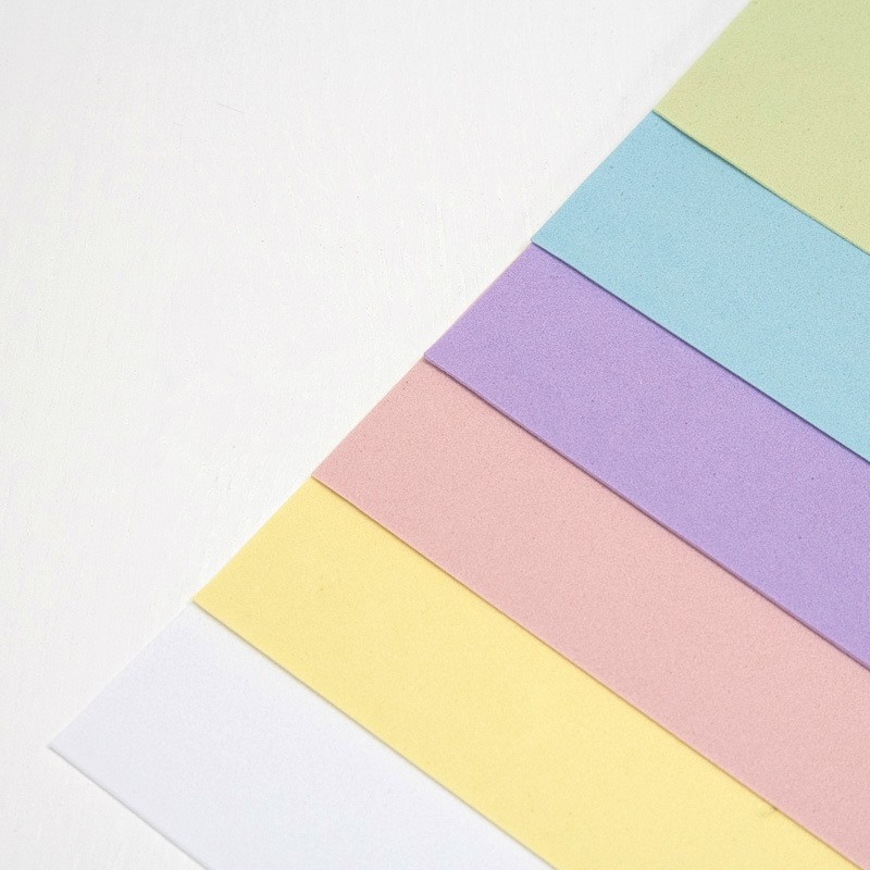 Pěnová guma Foamiran A4 (6ks) Pastel