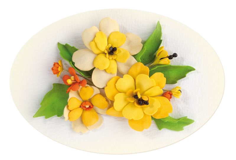 Pěnová guma Foamiran A4 (6ks) Žlutý mix