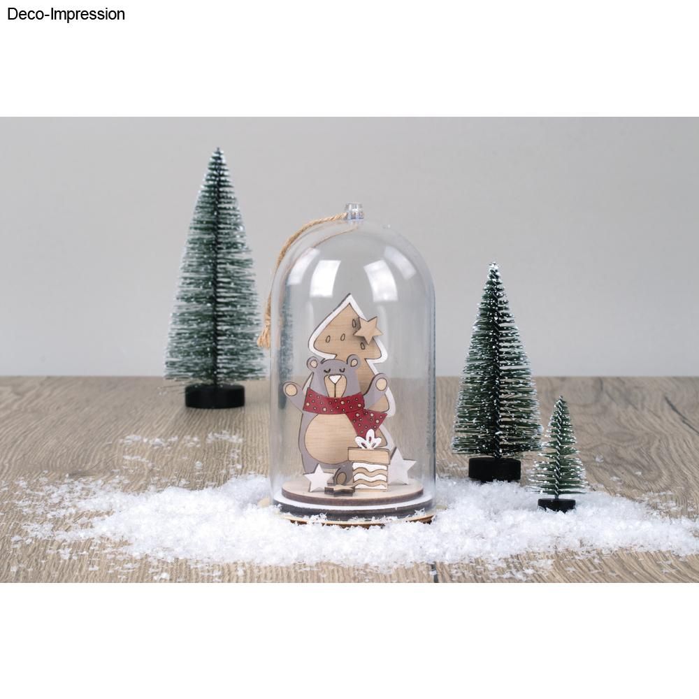 Dřevěná sestava Vánoční skřítci 2sety 8,4xo6cm 