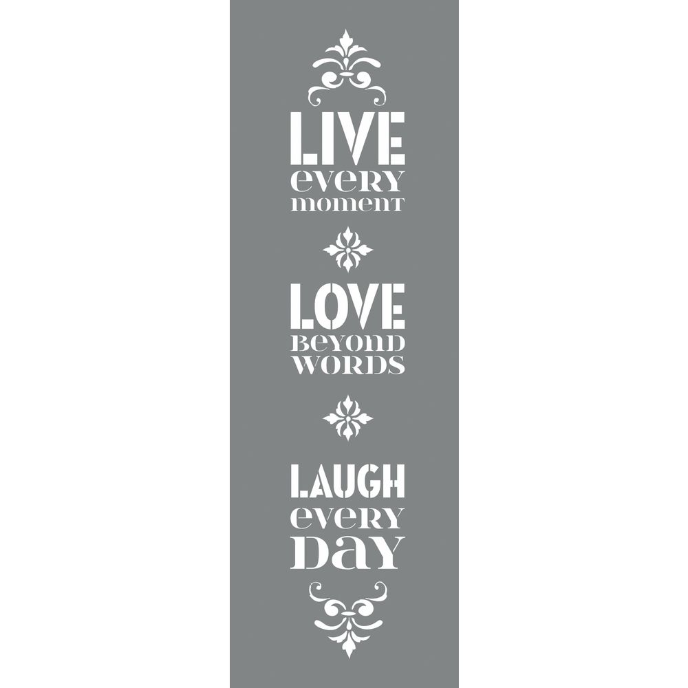 Šablony 2ks Žij, miluj...+ Dance... 