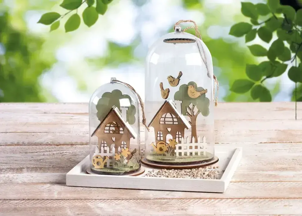 Dřevěná sestava Zahradní domečky 2 sestavy