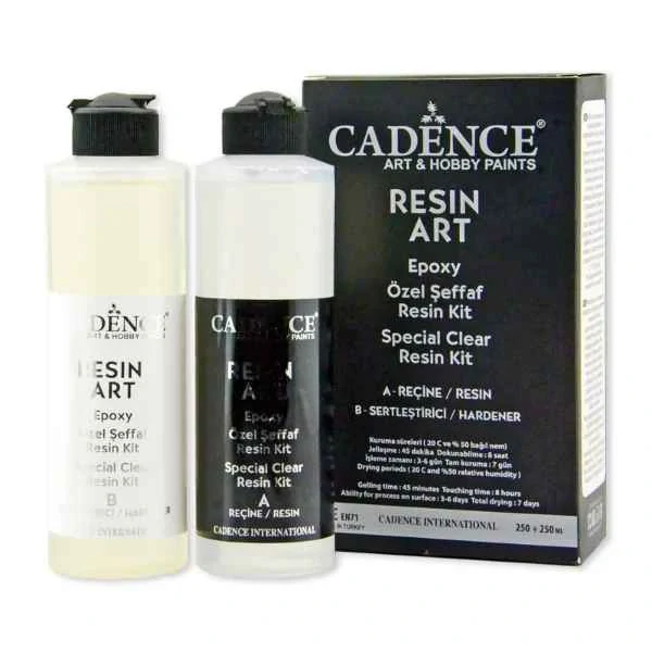 ..do 5ti dnů Umělecká křišťálová pryskyřice 2x250ml Cadence Resin Art
