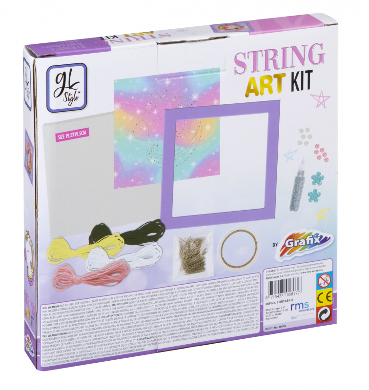 Obrázek z provázků - Unicorn