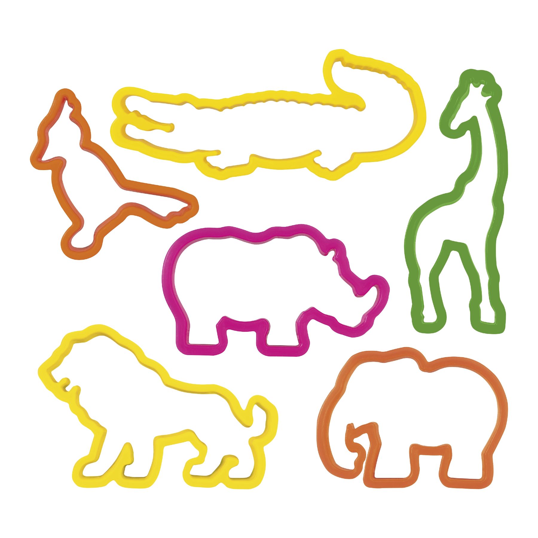 Vykrajovátka plastová 6ks zvířata