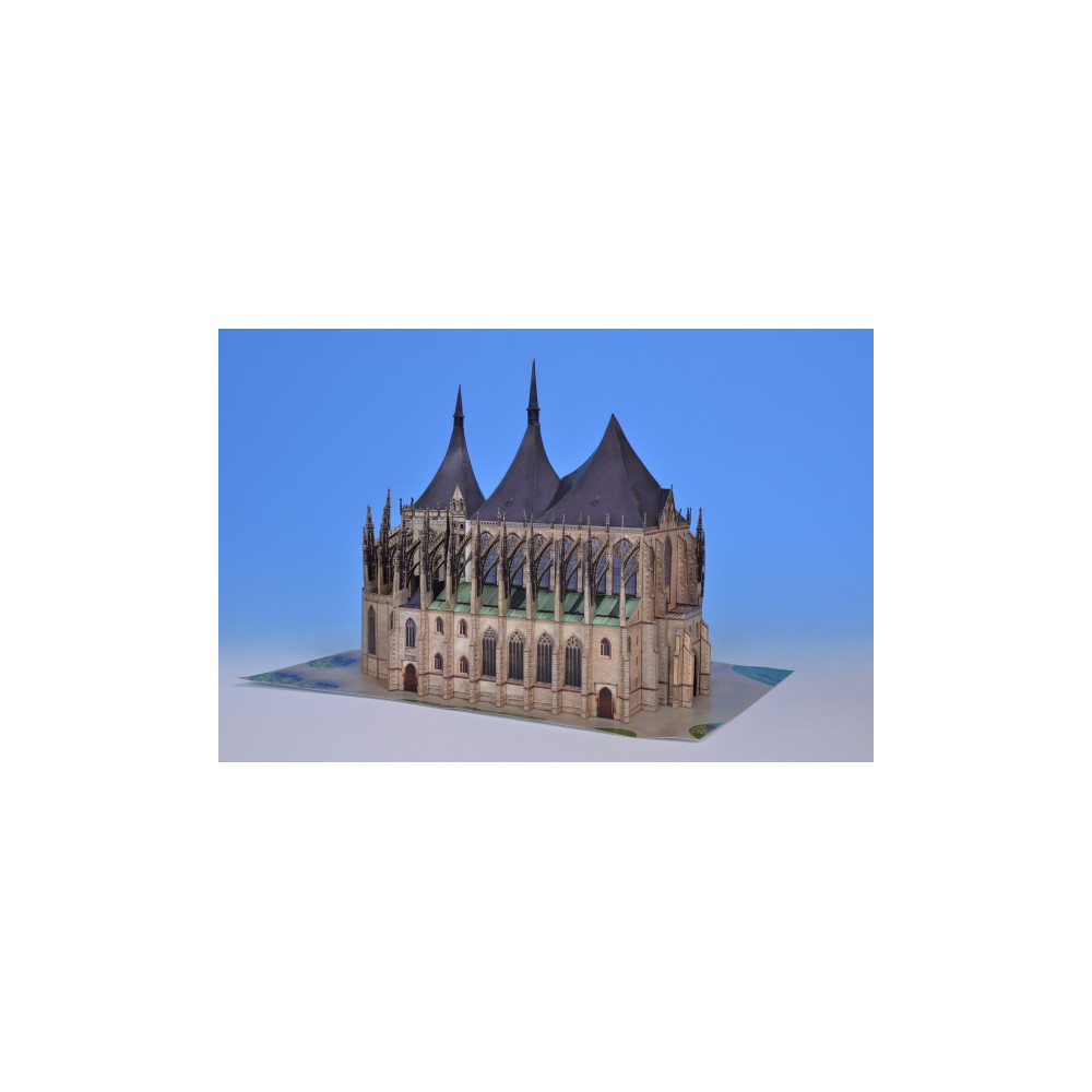 Vystřihovánka Chrám Sv. Barbory