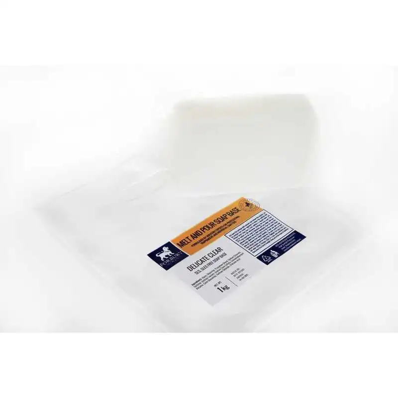 Mýdlová hmota FORBURY transparentní bez SLES a SLS 1kg