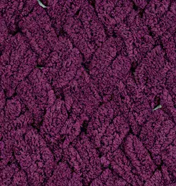 Příze Puffy Alize fialová tm. 