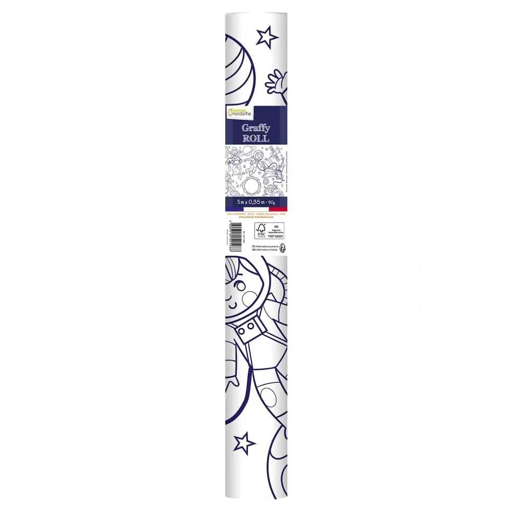 Omalovánky v roli 5x0,35m Vesmír