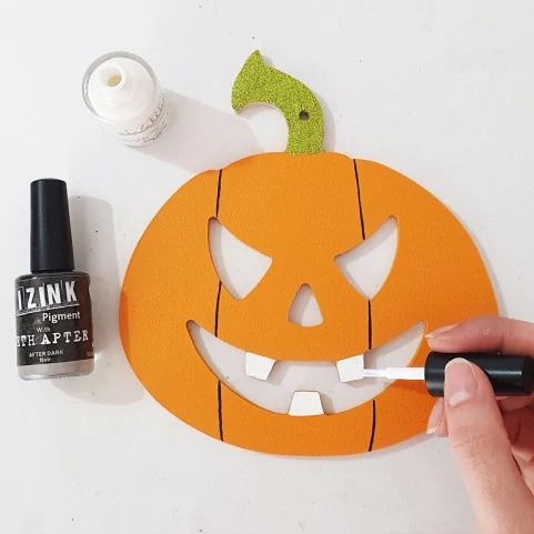 Dřevěný výřez z MDF 15x16cm dýně 1ks 