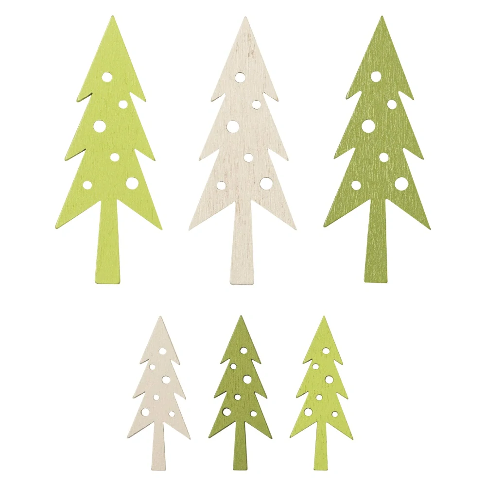 Stromečky dřevo mix 1,5x3,5cm 1ks