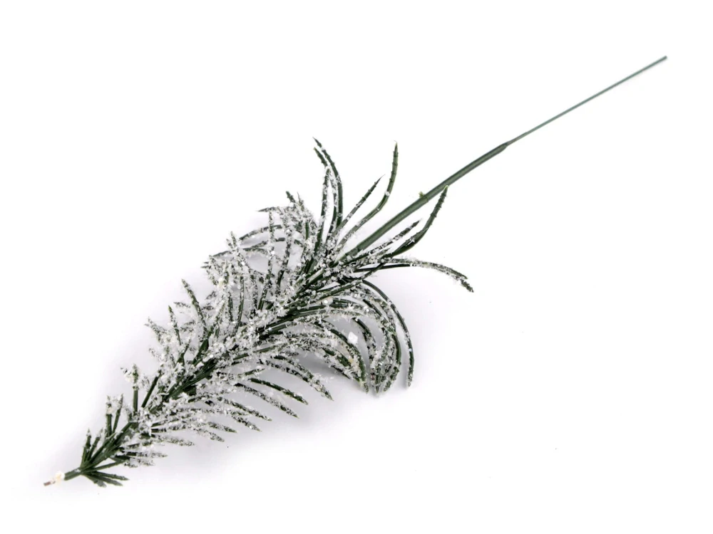 Umělý ojíněný stromeček 30cm 1ks