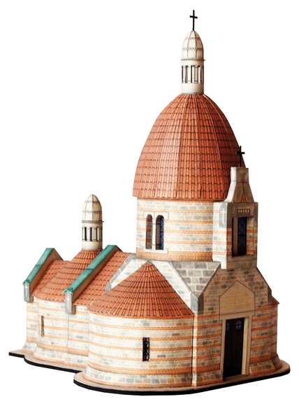 Vystřihovánka Vlčí Kaple svatého Václava