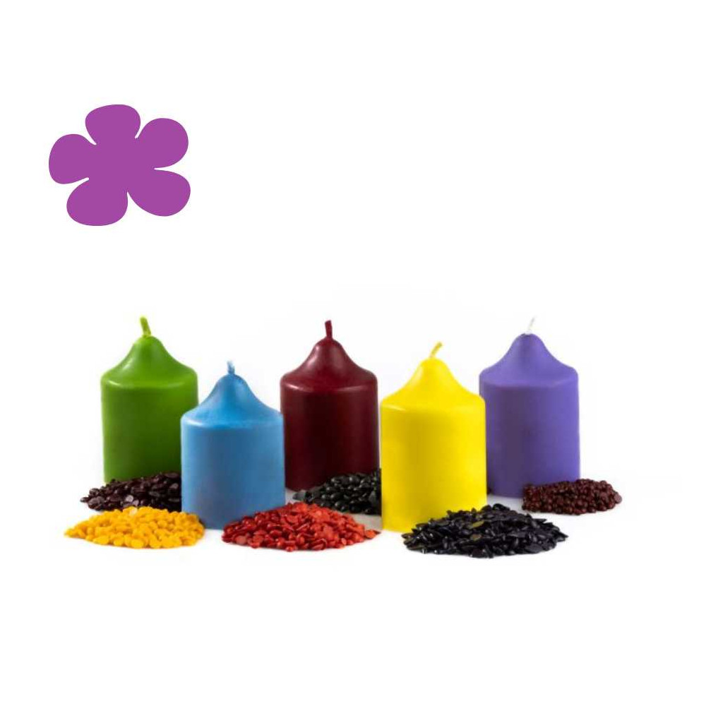 Barva na svíčky 10g červená 