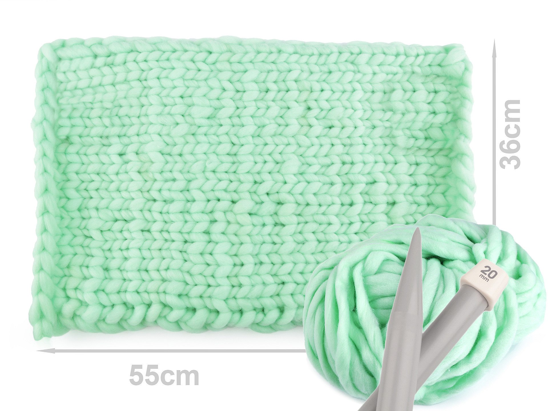 Extra silná příze 250g šedá