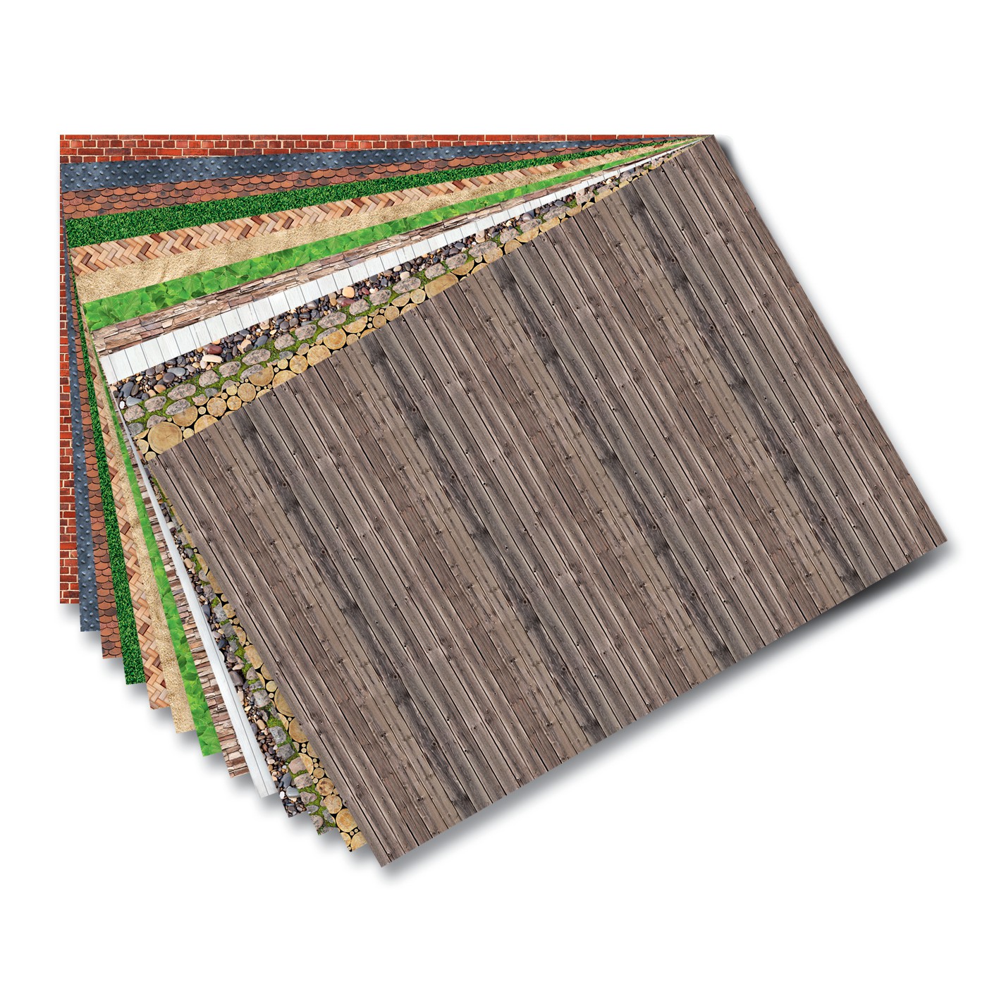 Blok s motivem reliéfů a struktur 26 lis