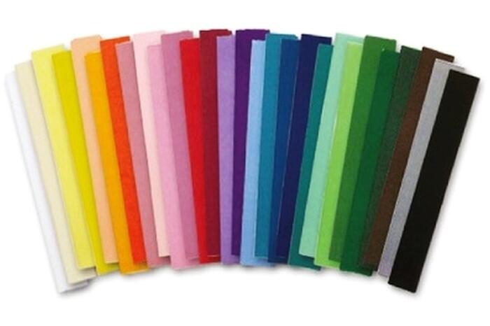 Krepový papír 50cmx2,5m bílý JIP