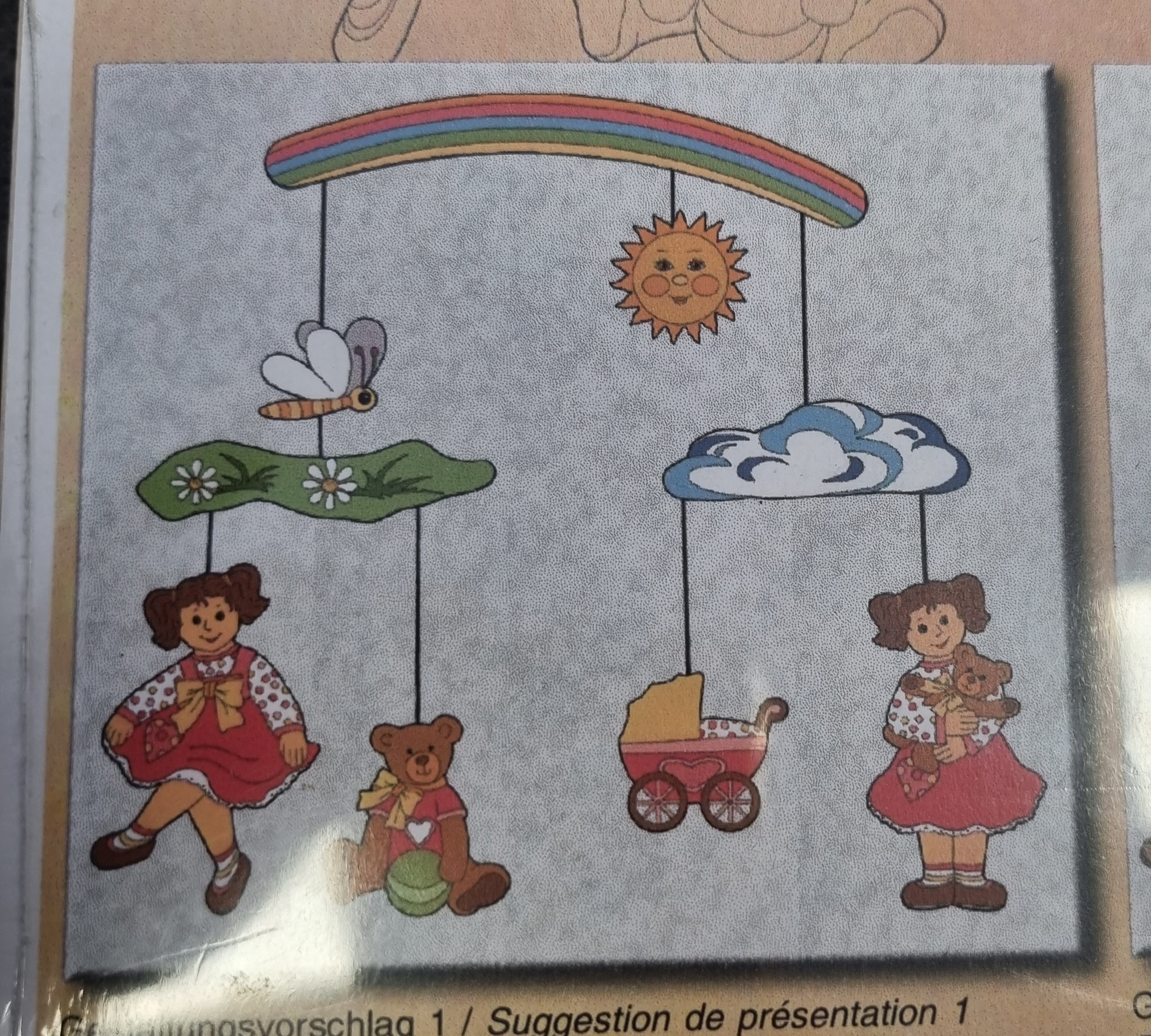 Motiv holčičky k vyřezání 2xA4 30x21cm