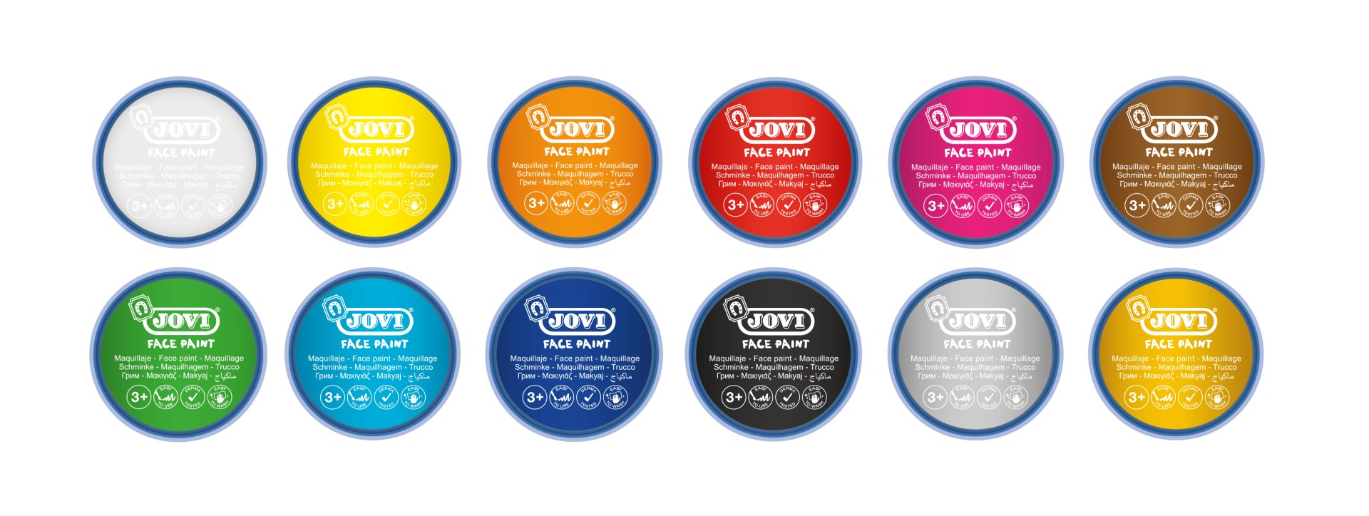 Barva na obličej 20ml zelená JOVI