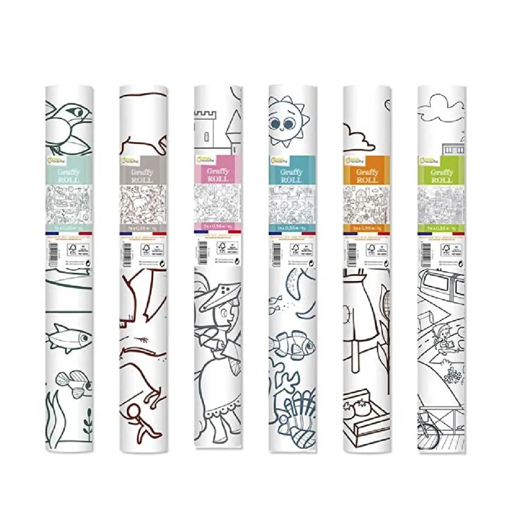 Omalovánky v roli 5x0,35m - dinosauři