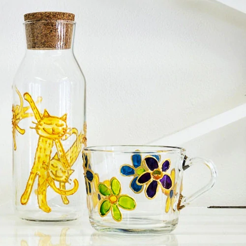 Kontura na sklo CERNE RELIEF transparent glitter 20ml