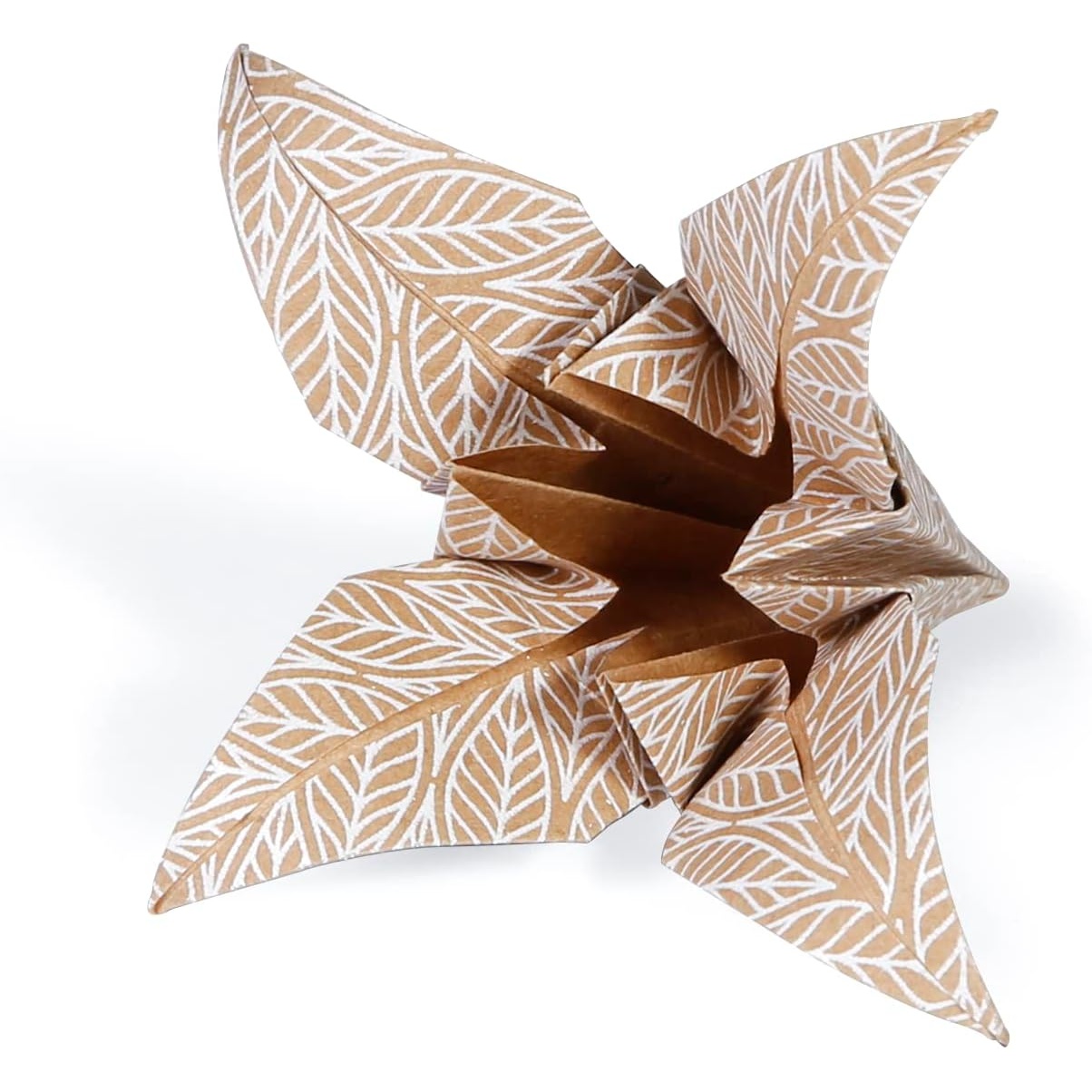 Papíry na origami 10x10cm 15x15cm a 20x20cm 60ks kraft s motivy