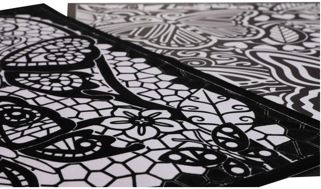 Sametové omalovánky 38x28cm Žirafa