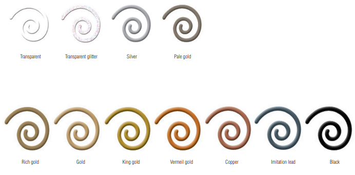 Kontura na sklo CERNE RELIEF transparent glitter 20ml