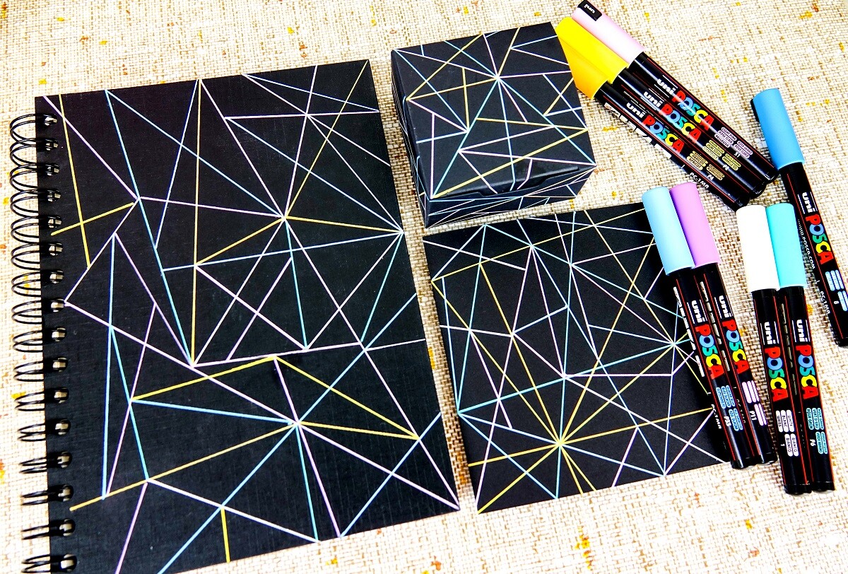 POSCA 1MR růžový popisovač kovový hrot 0,7mm