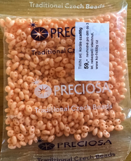 Korálky Preciosa TWIN cca50g ...poslední 1ks
