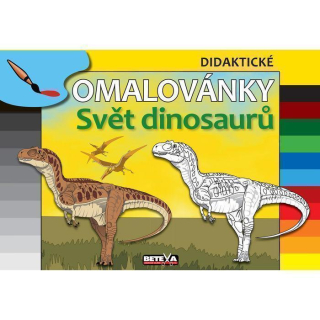 Omalovánky Svět dinosaurů  A4