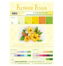 Pěnová guma Foamiran A4 (6ks) Žlutý mix