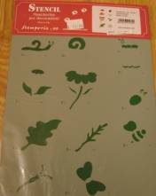 Šablona hmyz vrstvená 21x29,7cm včela šnek motýl květina list