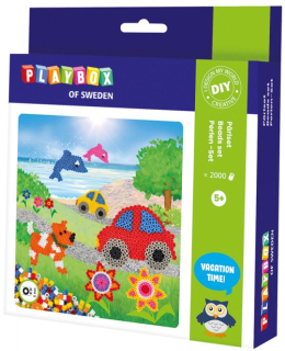 Zažehlovací korálky 2000ks pes auto delfín