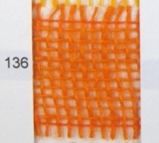 Juta oranžová š40mm 1m