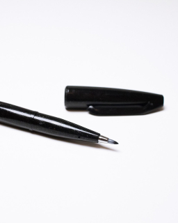 Popisovač štětcový Pentel brush pen černý 1ks