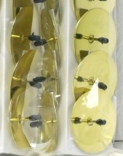 Bodec hladký o5cm zlatý 1ks