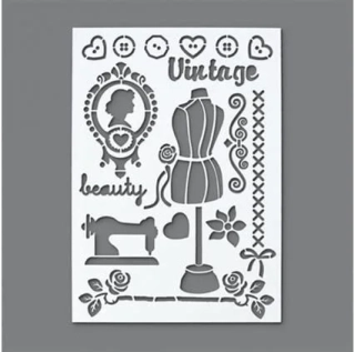 Šablona A4 švadlena šicí stroj