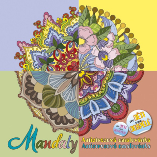 Antistresové omalovánky Mandaly 21x21cm