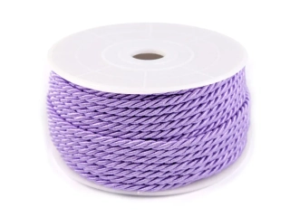 Šňůra kroucená o3mm fialová 20m