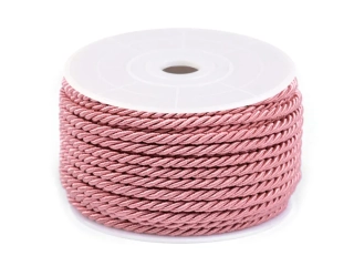 Šňůra kroucená o3mm růžová 20m