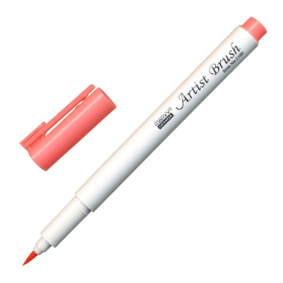 Popisovač se štětečkem Artist Brush růžový coral