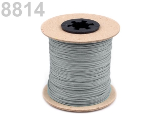 Oděvní šňůra PES 1m o1,5mm šedá