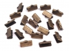 Koncovka na stužku plochá 6x8mm 1ks staromosaz