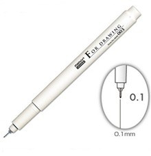 Popisovač technický Marvy černý 1,0mm