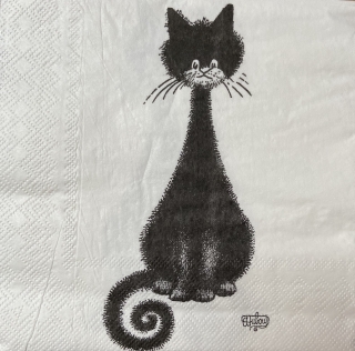 Ubrousek 33x33cm Kočka
