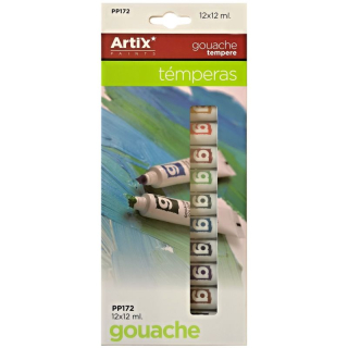 Temperové barvy 12x12ml Artix Paints