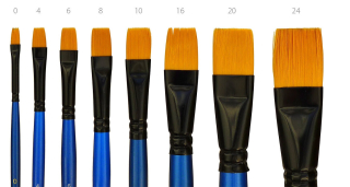Štětec plochý syntetický vel.4