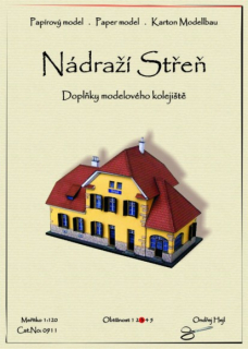 Vystřihovánka Nádraží Střeň