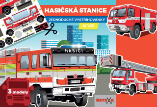 Vystřihovánka Hasičská stanice