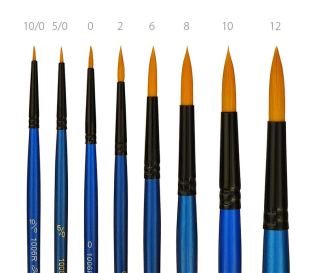Štětec kulatý syntetický vel.0